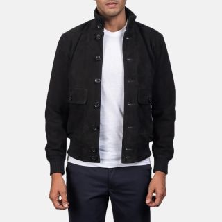 Eaton Suede Bomber Jackets