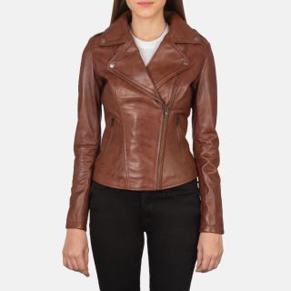 Flashback Maroon Leather Biker Jackets