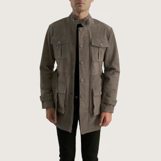 Dolf Off-White Suede Jacket