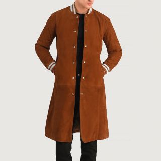 Wilde Black Suede Varsity Coats