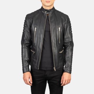 Damian Mocha Suede Biker Jacket