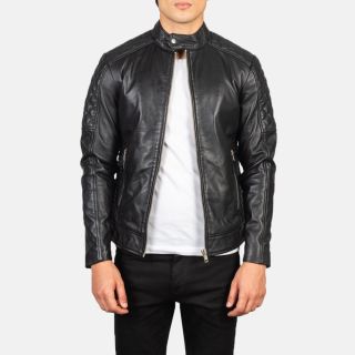 Fernando Quilted Mocha Suede Biker Jackets