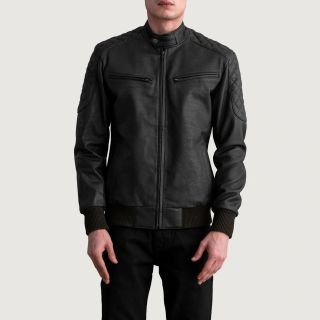 Sven Mocha Suede Bomber Jackets