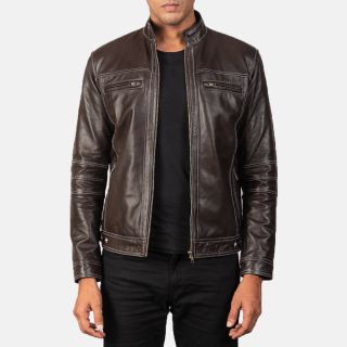 Youngster Distressed Black Leather Jackets