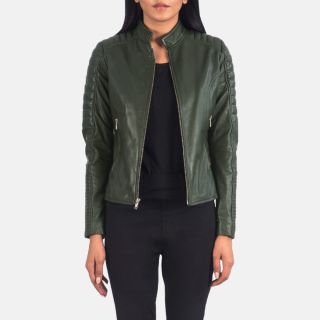 Adalyn Quilted Mocha Suede Biker Jacket