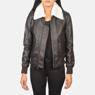 Stella G-1 Black Leather Bomber Jackets