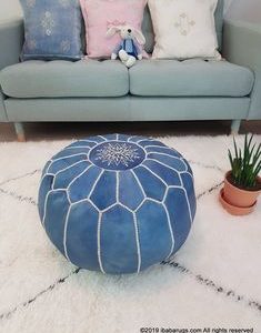 Leather Poufs 02