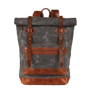 Adventure Roll top Backpack (Charcoal Grey)