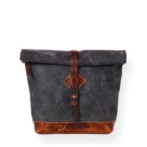 Adventure Roll Top Crossbody(Deep Black)
