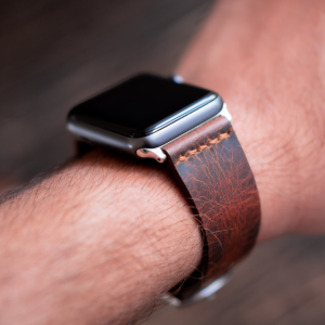 Minimal Apple Watch Leather Strap(Tobacco Tan)