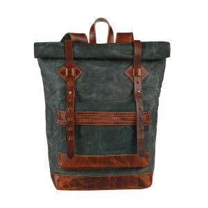 Adventure Roll top Backpack (Forest Green)