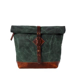 Adventure Roll Top Crossbody(Forest Green)