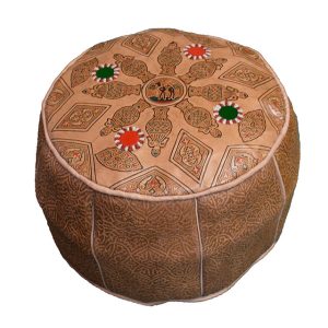Leather Poufs 02