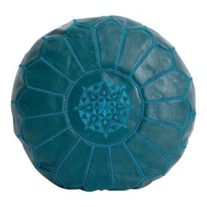 Leather Pouf 132