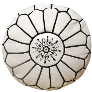 Leather Pouf 133
