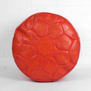 Leather Pouf 137