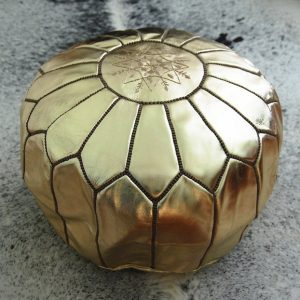 Leather Pouf 145