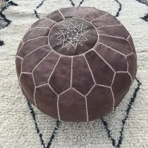 Leather Pouf 150