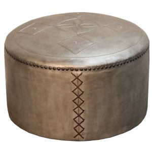 Leather Poufs 181