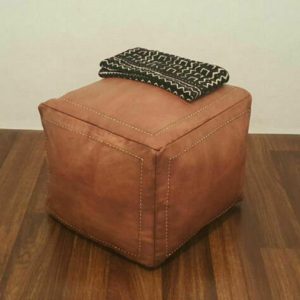 Leather Poufs 206