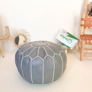 Leather Poufs 218