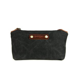 Stationery Canvas Pouch(Deep Black)