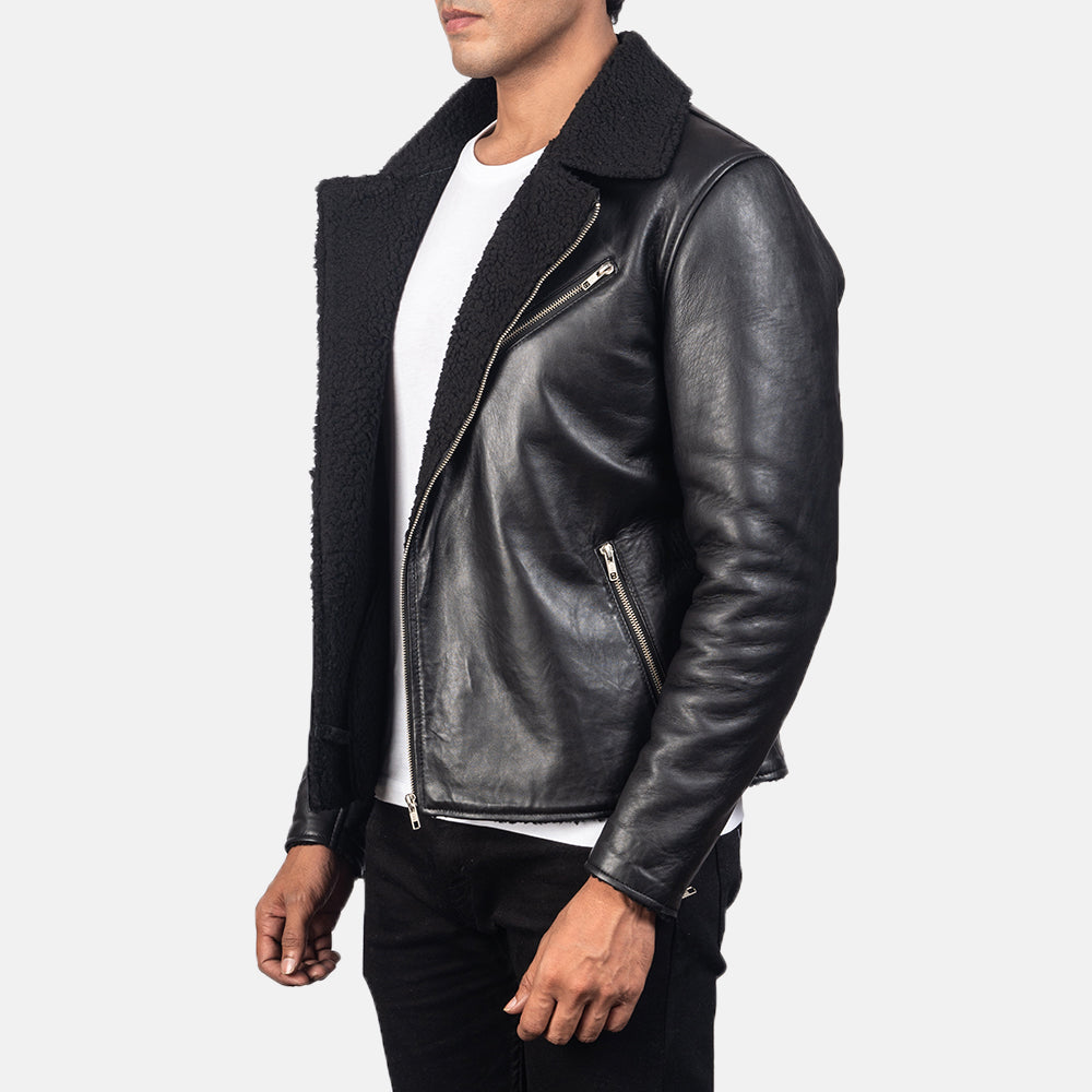 Alberto Shearling Leather Jackets - Image 4