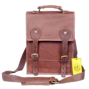 AUTHENTICALLY STYLED LEATHER OFFICE BAG