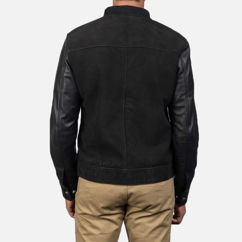 Blain Mocha Suede Bomber Jackets - Image 6