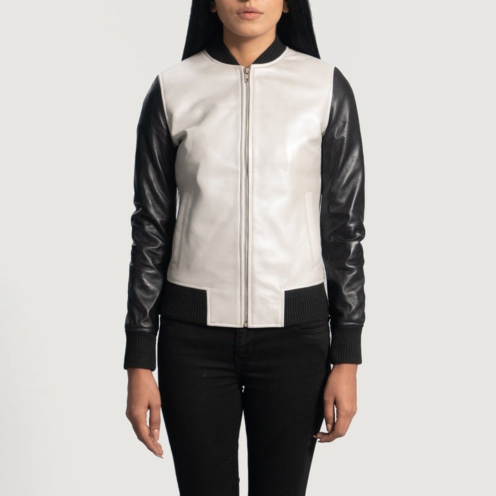Cole Leather Bomber Jacket
