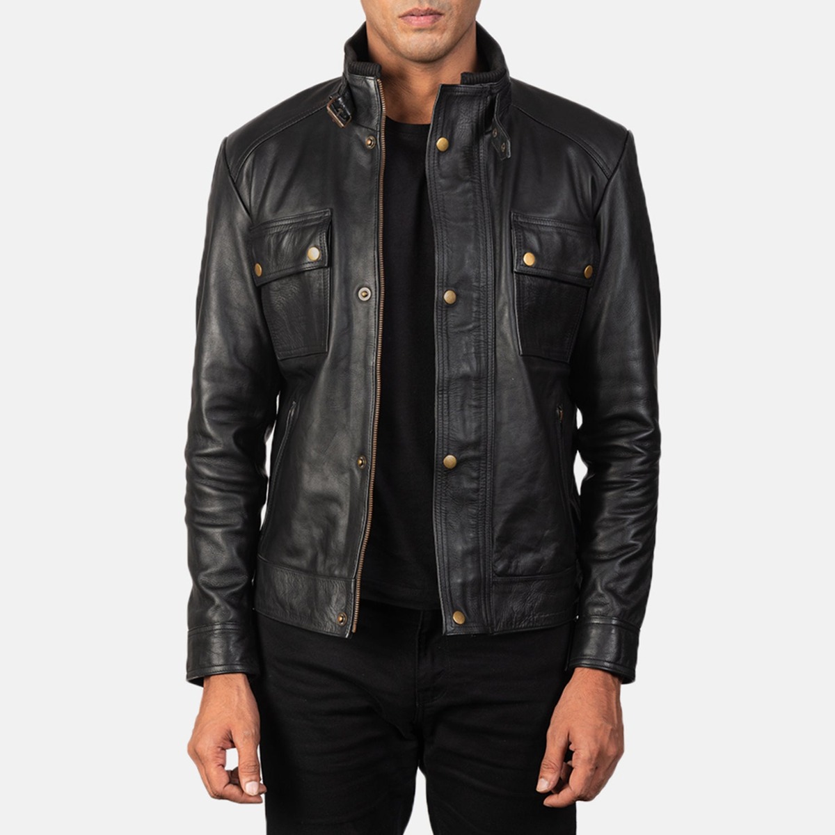 Darren Leather Biker Jackets