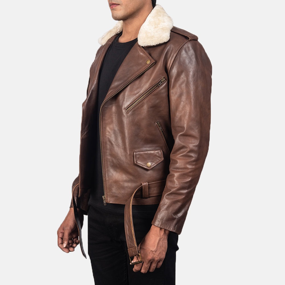 Furton Leather Biker Jackets - Image 2
