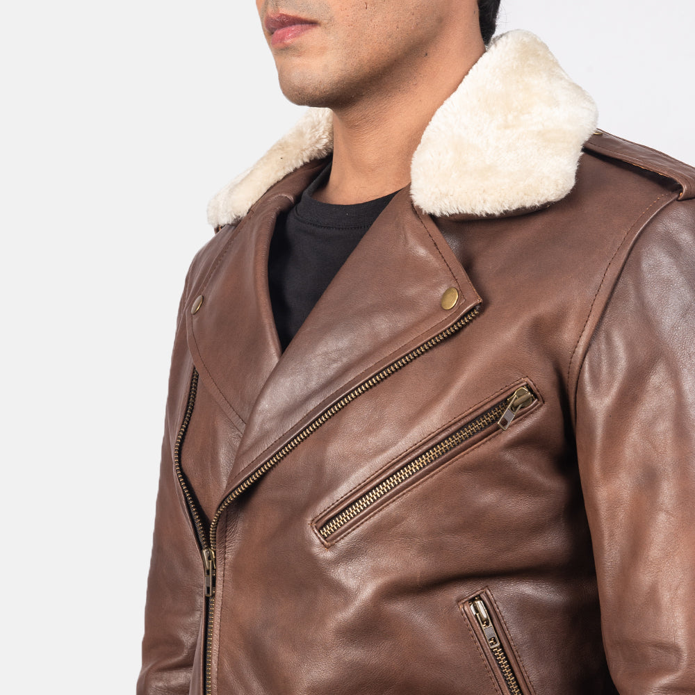 Furton Leather Biker Jackets - Image 6