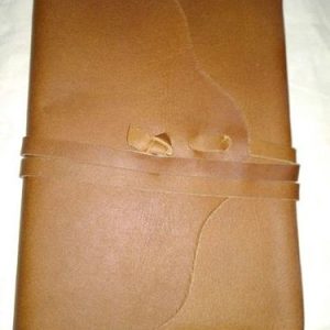 Large Vintage Leather Journal Diary