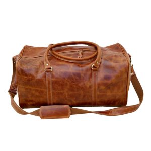 LARGE WEEKENDER LEATHER BAG