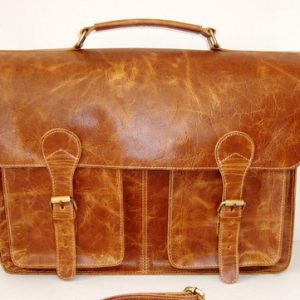 Leather Office Laptop Bag