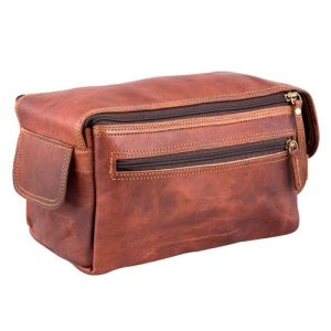 Leather Toiletry Bag