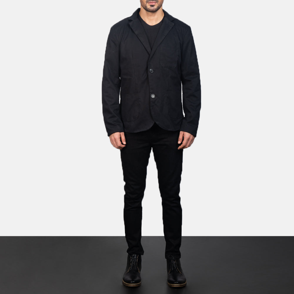 Borges Black Wool Blazers - Image 2