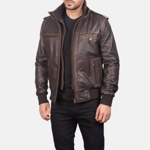 Glen Street Leather Bomber Jackets