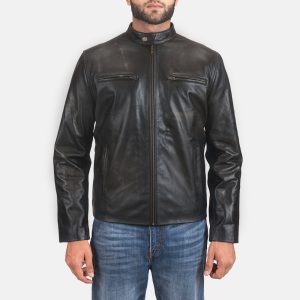 Rustic Leather Biker Jackets