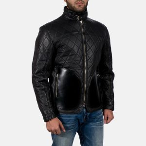 Equilibrium Black Leather Jackets