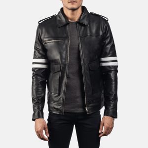 Dragonhide Black Leather Jackets