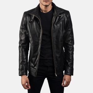 Legacy Black Leather Biker Jackets