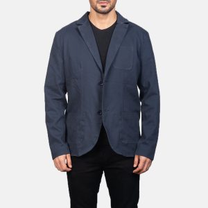 Borges Navy Wool Blazers
