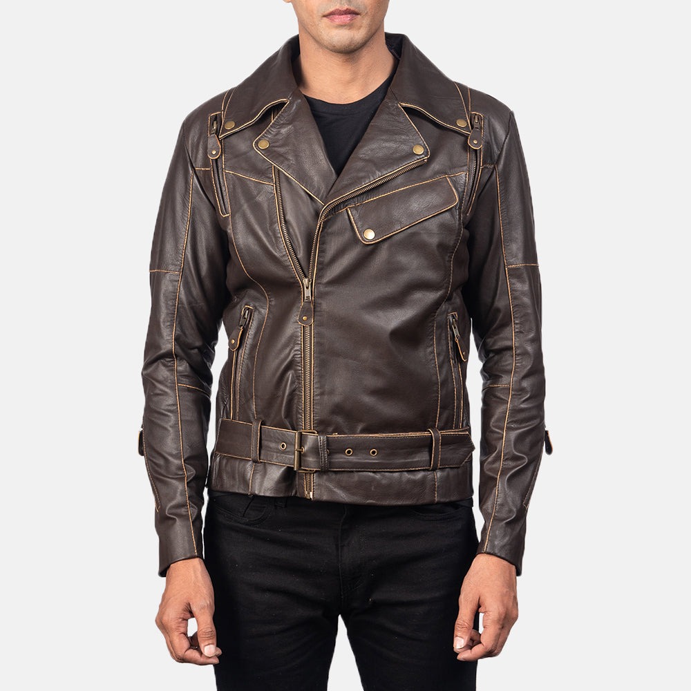 Vincent Leather Biker Jackets - Image 3