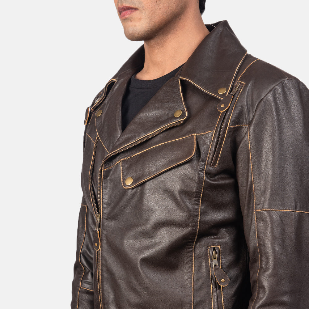 Vincent Leather Biker Jackets - Image 6