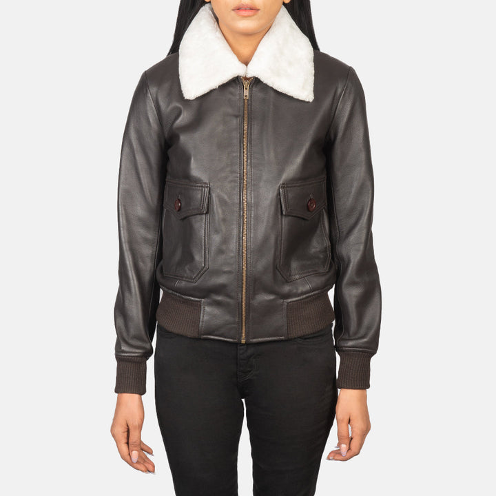 Stella G-1 Brown Leather Bomber Jackets